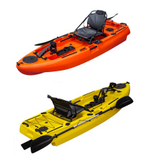 LSF Factory 8ft 2.5m Single Sit on top Foot Pedal Drive Fishing Kayak With Pedals and acccessories